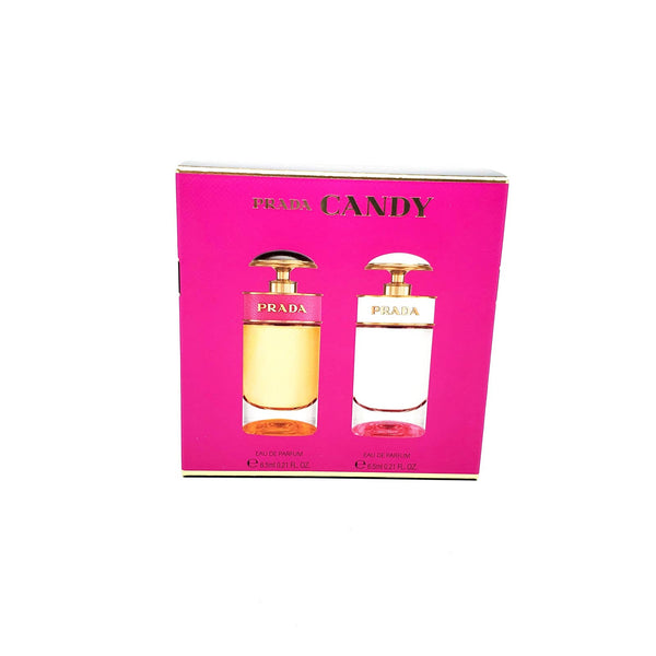 Prada Candy & Candy Kiss Eau De Parfum 0.21 oz Travel Set